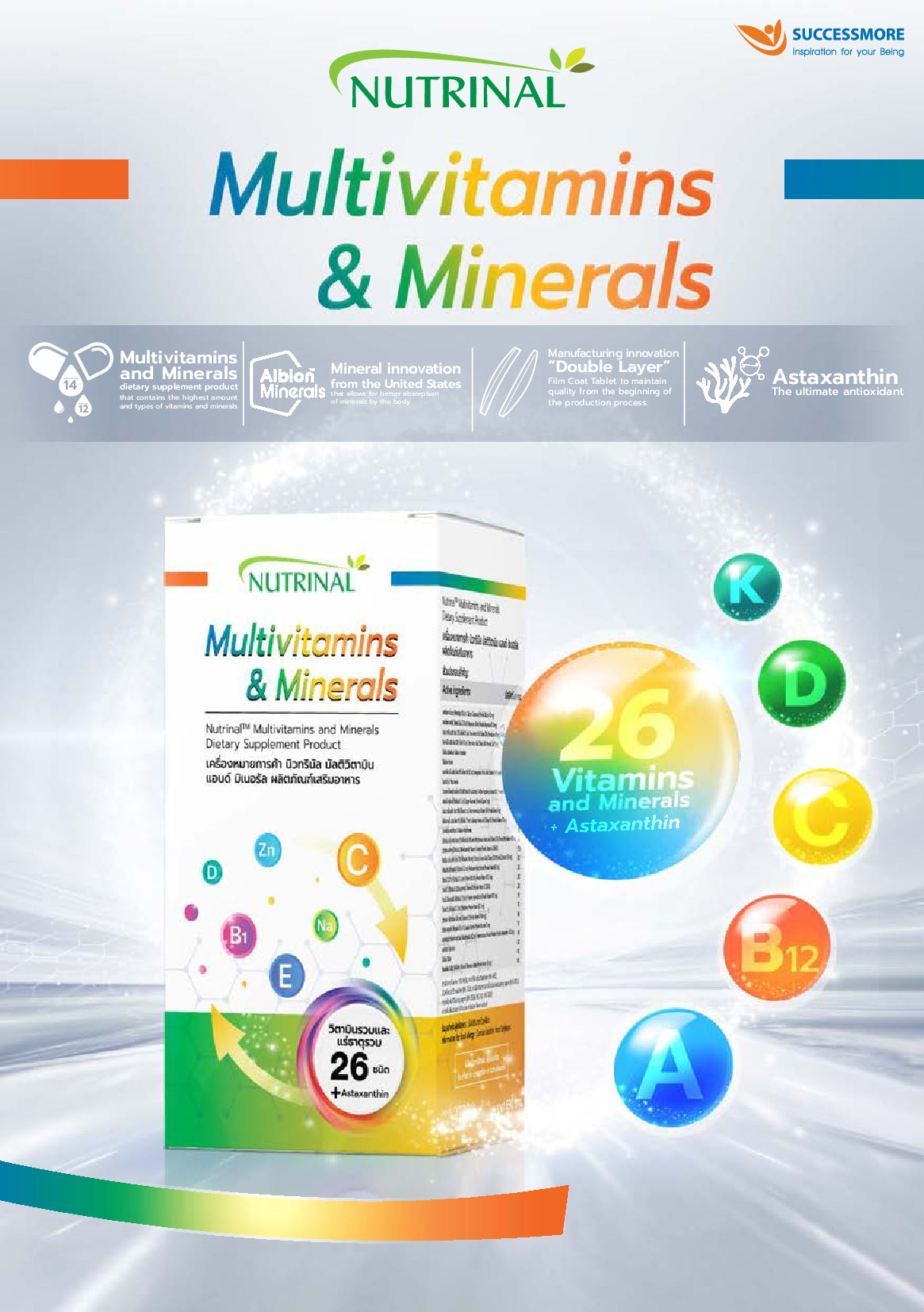 Nutrinal Multivitamins & Mineral