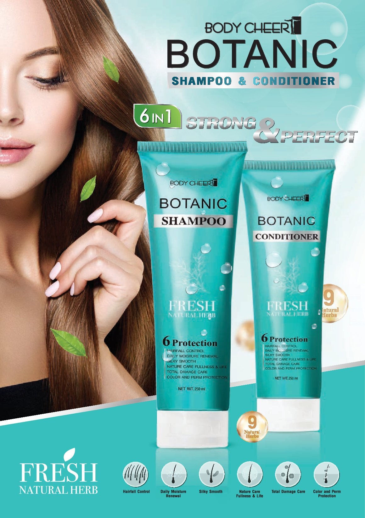 Botanic Shampoo and Conditioner Strong & Perfect