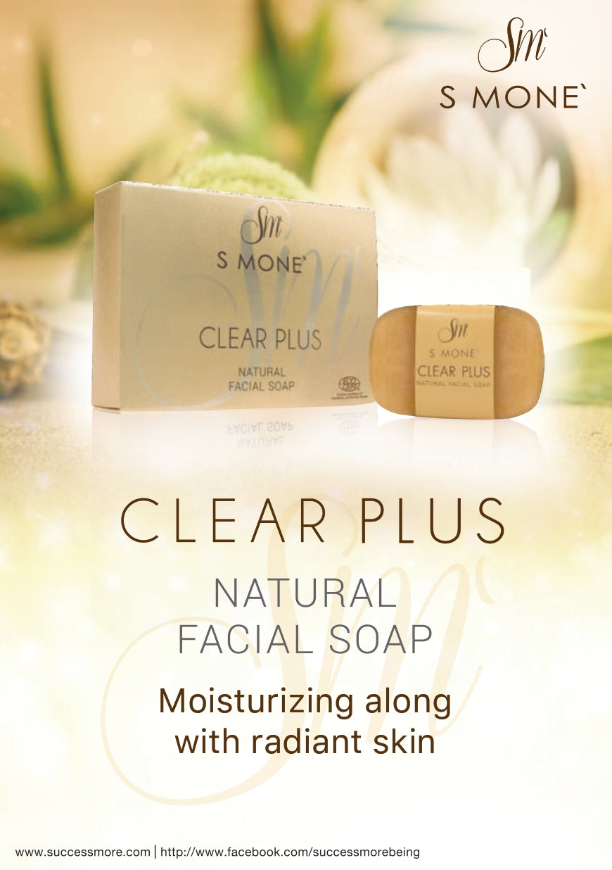 S MONE' Clear Plus Natural Facial Soap